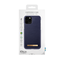 Saffiano Case Apple iPhone 11Pro/XS/X   Navy  Ideal of Sweden
