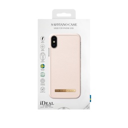 Saffiano Case Apple iPhone X/XS   Beige  Ideal of Sweden