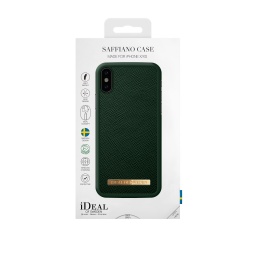 Saffiano Case Apple iPhone X/XS   Green  Ideal of Sweden