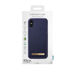 Saffiano Case Apple iPhone X/XS   Navy  Ideal of Sweden
