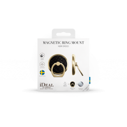 Magnetic Ring Mount   Noir Croco  Ideal of Sweden