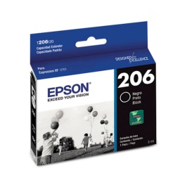 Cartucho EPSON 206  Negro   Original  Compatible con L2101