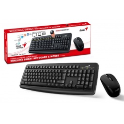 Combo Inalmbrico KM-8100   Teclado y mouse  Negro  Genius