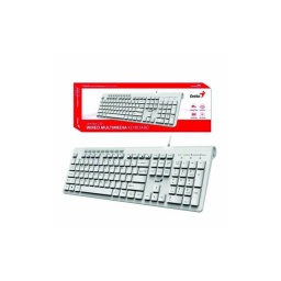 Teclado SlimStar 230   USB  Blanco  Genius