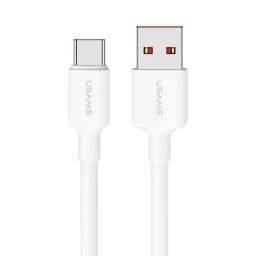 Cable de Datos U84   USB C  2M  3A   Blanco  SJ602  USAMS
