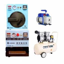 Pack Laminadora SS-959S + Removedor burbujas SS-978 + Compresor 30L + Bomba de vaco 1L SUNSHINE