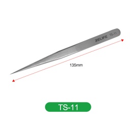 Pinza Recta de Precisión   Anti-estática  RT-TS11  Relife