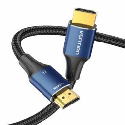 ALGLF - Cable HDMI A Cordón Macho a Macho    8K  1M  Aluminio Azul  Vention
