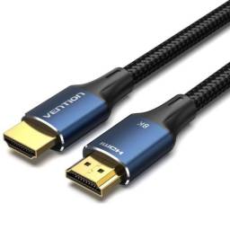 ALGLH - Cable HDMI A   Cordn  Macho a Macho  8K  2M  Aluminio Azul  Vention