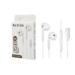 Manos Libres Stereo BLOOX FreeC   Tipo C  Blanco (tipo iPhone)  Universal