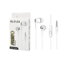 Manos Libres Stereo BLOOX Free3   3 5mm  Blanco (Intrauditivo)  Universal