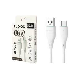 Cable de Datos BLOOX USB A a Tipo C   PVC  100cm