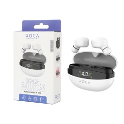 Auricular Bluetooth TWS Roca BUDS Blanco (RC-TWS-RBPB)