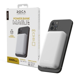 Power Bank ROCA PB5MAG   5.000mAh  Carga Magntica