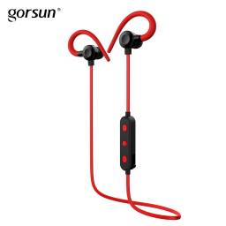 Auricular Bluetooth Gorsun E56 Negro/Rojo