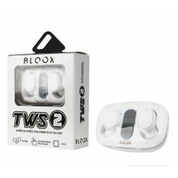 Auricular Bluetooth TWS Bloox TWS_02 Blanco (BL-TWS-02B)
