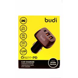 Cargador de Auto 626T   36W/Pd  18W+QC3.0/2USB  Budi