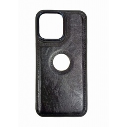 Leather Case Apple iPhone 12 Pro Max/13 Pro Max - Negro