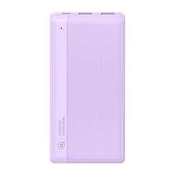 CD205   Power Bank  PB71  10000mAh  Dual USB  Carga Rpida  Violeta  USAMS