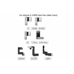 Clone DZ03 Cable Face ID Tester 7 piezas   iPhone X/XS/11/11Pro/12Mini/12-12Pro/12PM  QUIANLI