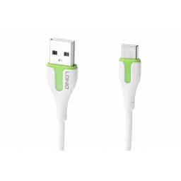 LS571   Cable de Datos  USB A a Tipo C 1M  Verde  LDNIO