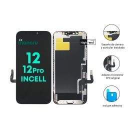 Display Apple iPhone 1212 Pro (Incell High End) Comp. Negro   IC Removible
