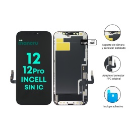 Display Apple iPhone 1212 Pro SIN IC (Incell High End) Comp. Negr