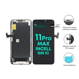 Display Apple iPhone 11 Pro Max SIN IC (Incell High End) Comp. Negro