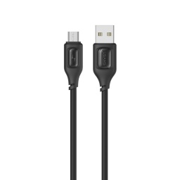 SJ620   Cable de Datos  USB A a Micro USB  Negro USAMS