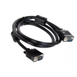 Cable VGA Monitor 1.5 M   C/Filtros  Negro