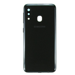 Tapa de Batera Samsung A202 A20E   CLens de Cmara  Negro