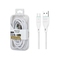 Cable de Datos BLOOX TO GO USB A a microUSB   PVC  100cm