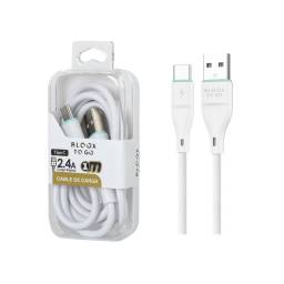 Cable de Datos BLOOX TO GO USB A a Tipo C   PVC  100cm