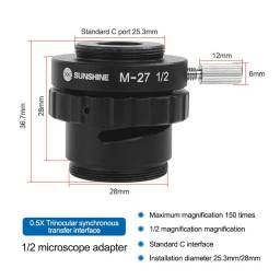 Adaptador CTV 1/2 para Microscopio    M-27  Relife