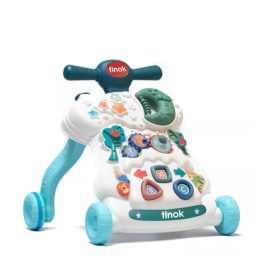 Caminador para Beb (1226)   Con Msica  Altura Regulable  Celeste  Tinok