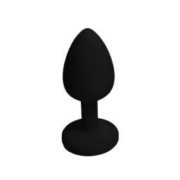 Plug Anal Chico Joya Silicona   Negro  YS-BE220-3 Adultos