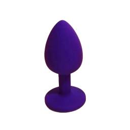 Plug Anal Mediano Joya Silicona   Violeta  YS-BE221-2 Adulto