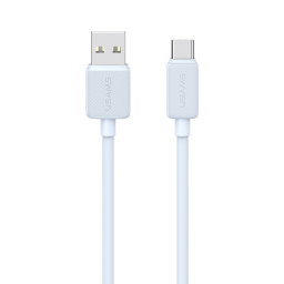 Cable de Datos USB A a USB C SJ698   3A  3M  Celeste  USAMS