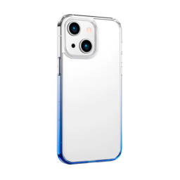 BH811   Case  Apple iPhone 14  TPU Anti Amarilleo  Binz Series  Transparente  Degradado Azul  USAMS