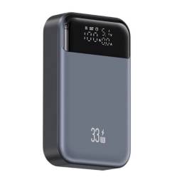 Power Bank Dual Port 10.000mAh   33W  cDisplay  Gris  CD221 USAMS