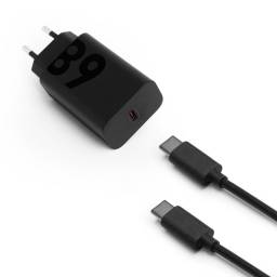 Cargador de Pared Turbo Power 68W   USB-C a USB-C  Negro  Motorola