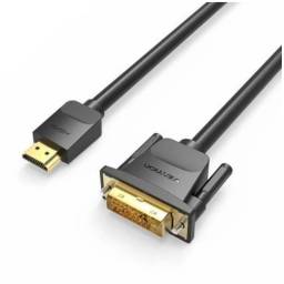 Cable HDMI a DVI   MachoHembra  3M  Negro  ABFBI  Vention