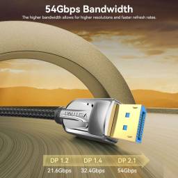 Cable DP 2.1  MachoMacho  16K  1 5M  Negro  HGABG  Vention