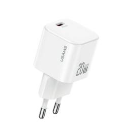 Cargador Pared   20W USB C GaN  Carga Rpida  Blanco  CC260  USAMS