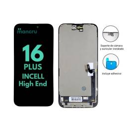 Display Apple iPhone 16 Plus (Incell High-End) Comp. Negro (IC Intercambiable)