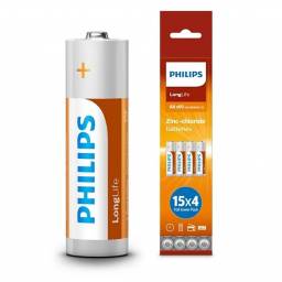 Pila Philips Longlife AA (60 Unidades)