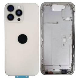 Carcasa Completa cMarco Medio Apple iPhone 16 Pro Max   Blanco (sin garanta  sin devolucin)