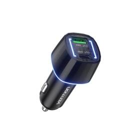 Cargador de Auto USB-C+USB-A   30W+18W   Negro  FFRB0  Vention