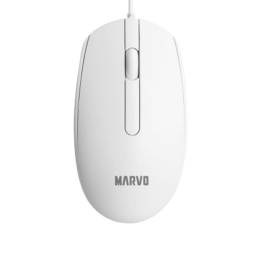 Mouse USB   MS003  Blanco  Marvo