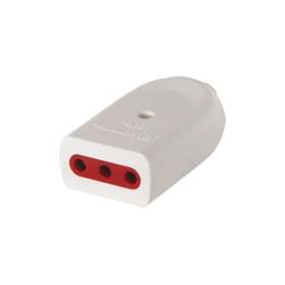 Ficha Hembra cTierra Conatctum   10A  Blanco  Conatel